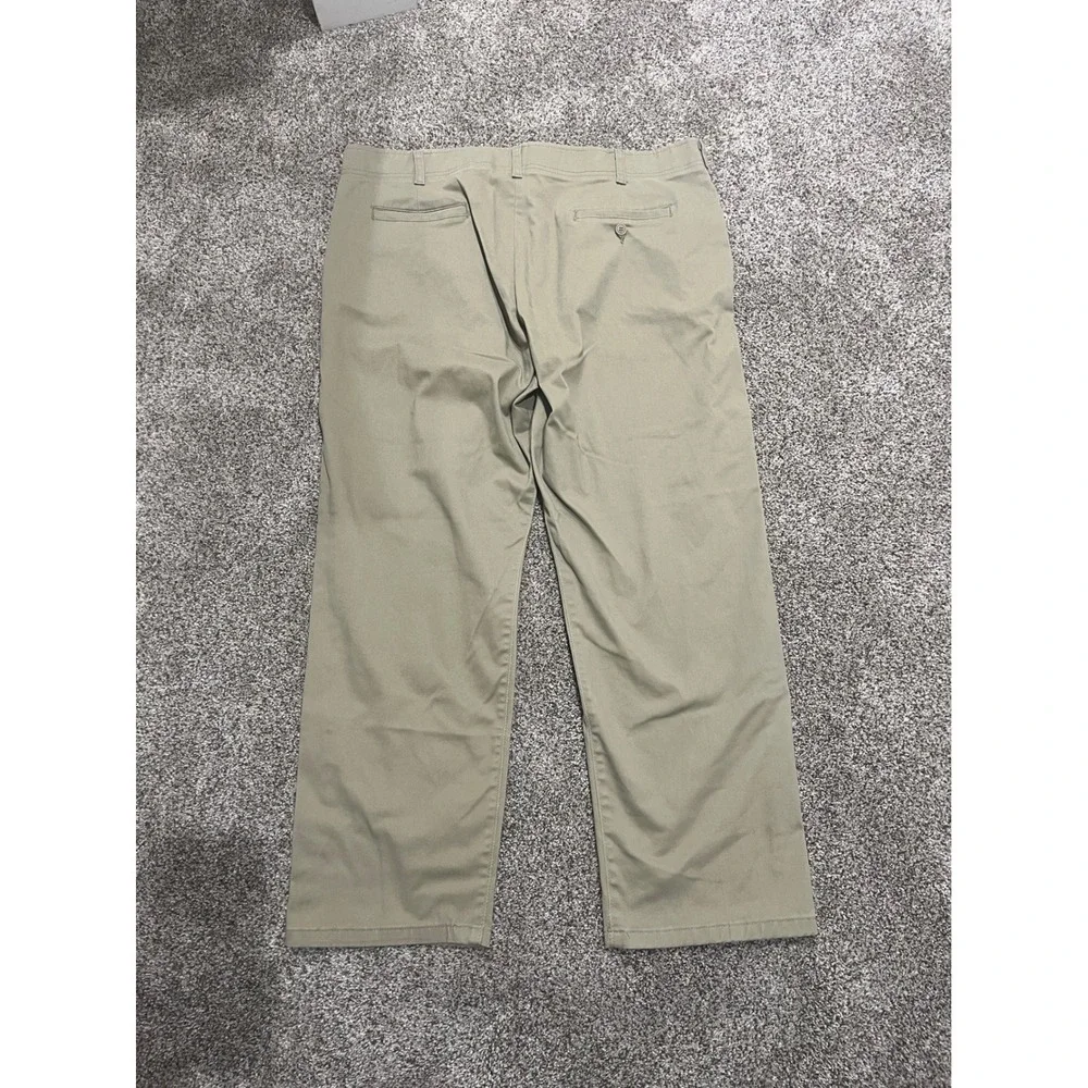 Lee Extreme Motion Mens Khaki Pants Straight Fit‎ Tapered Leg 40x30 Tan Chino